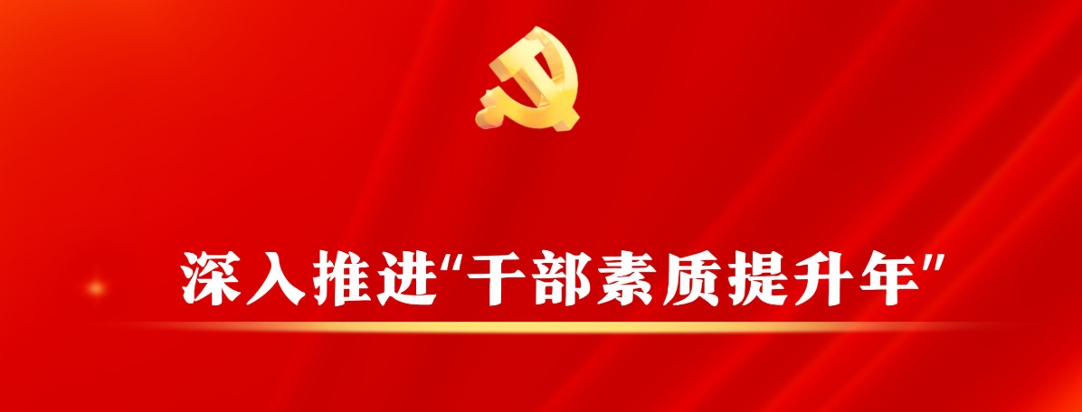 深入推進“干部素質提升年”