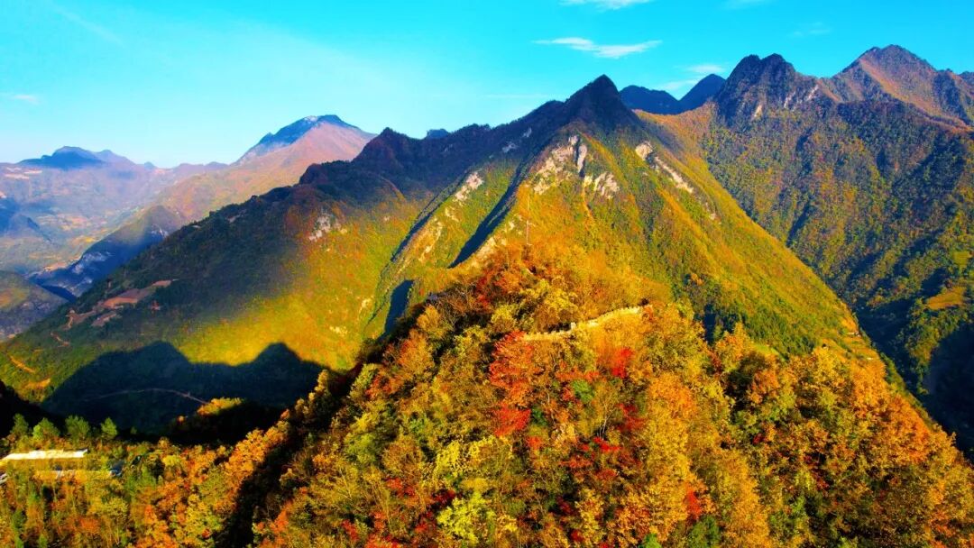 大美竹溪丨山染秋霜、水映霞光，“民歌之鄉”美成人間仙境！